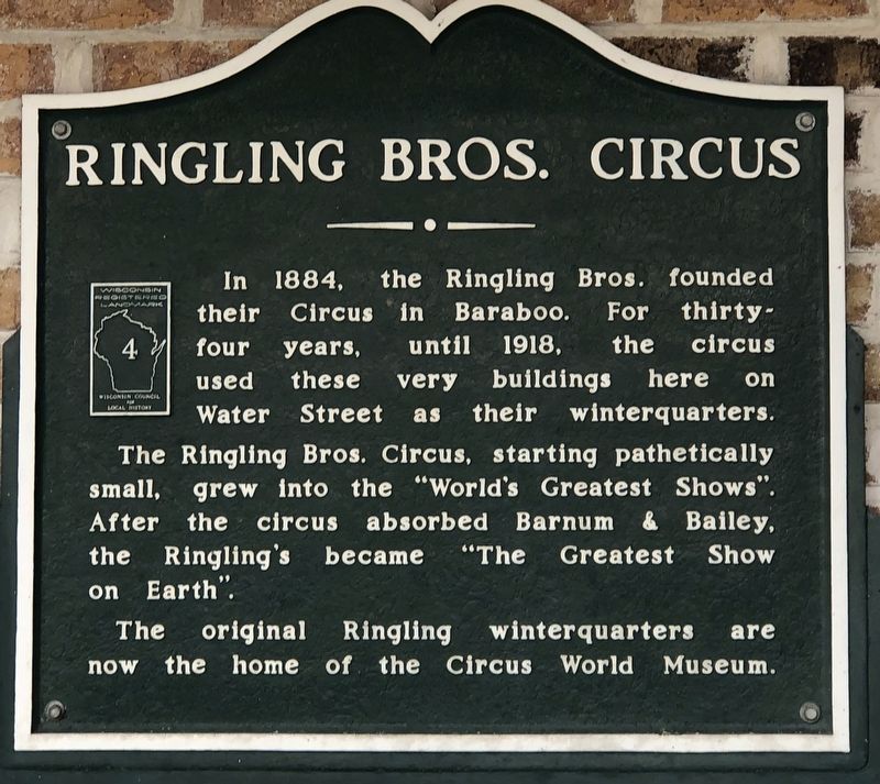 Ringling Bros. Circus Marker image. Click for full size.