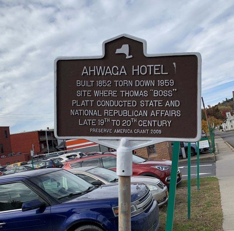 Ahwaga Hotel Marker image. Click for full size.