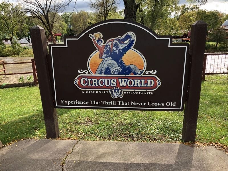 Circus World Museum Sign image. Click for full size.