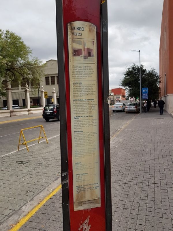 MARCO Museum Marker. Click for full size. MARCO Museum Marker image. Click for full size.