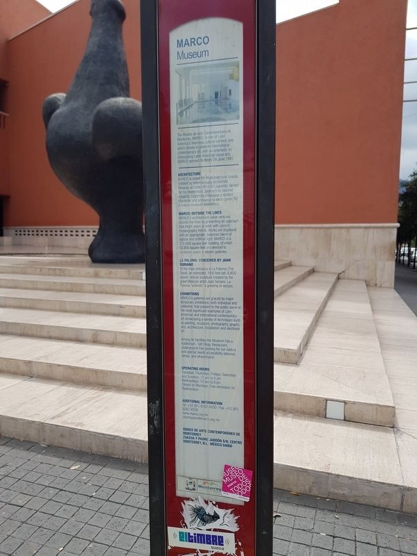 MARCO Museum Marker English text. Click for full size. MARCO Museum Marker English text image. Click for full size.