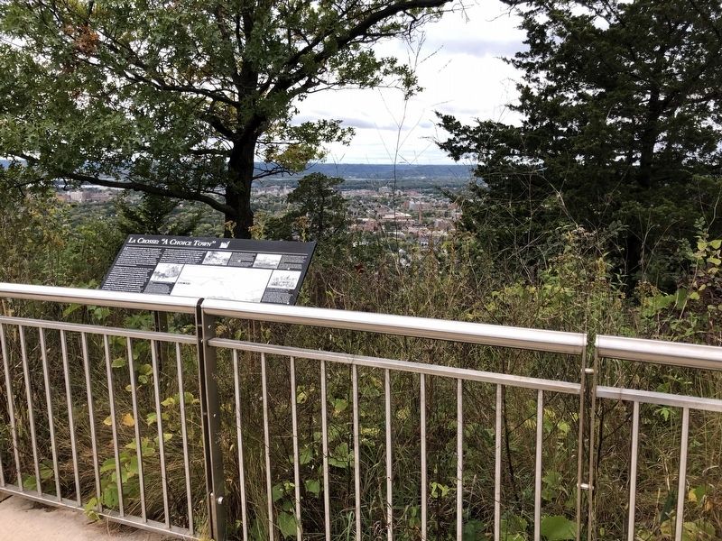 La Crosse: "A Choice Town" Marker. Click for full size. La Crosse: "A Choice Town" Marker image. Click for full size.