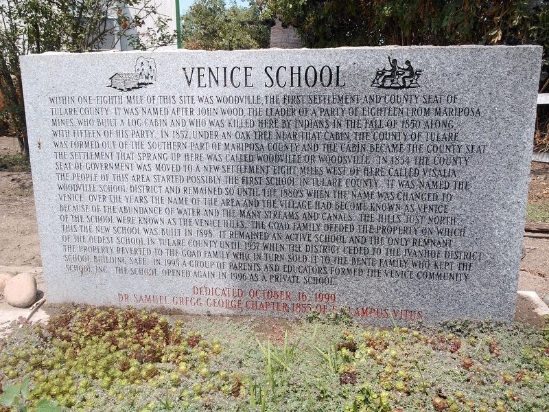 Venice School Marker image. Click for full size.