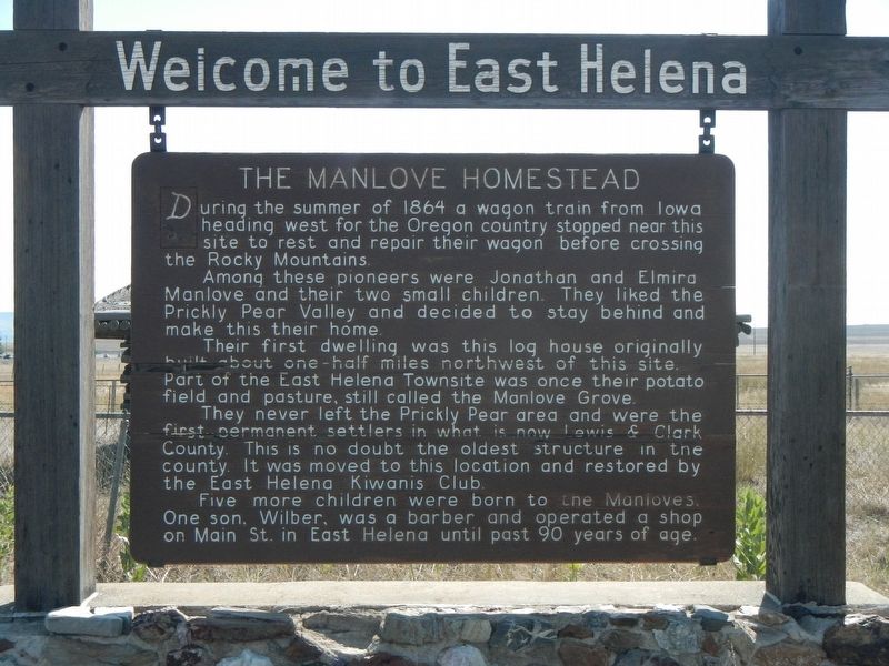 The Manlove Homestead Marker image. Click for full size.