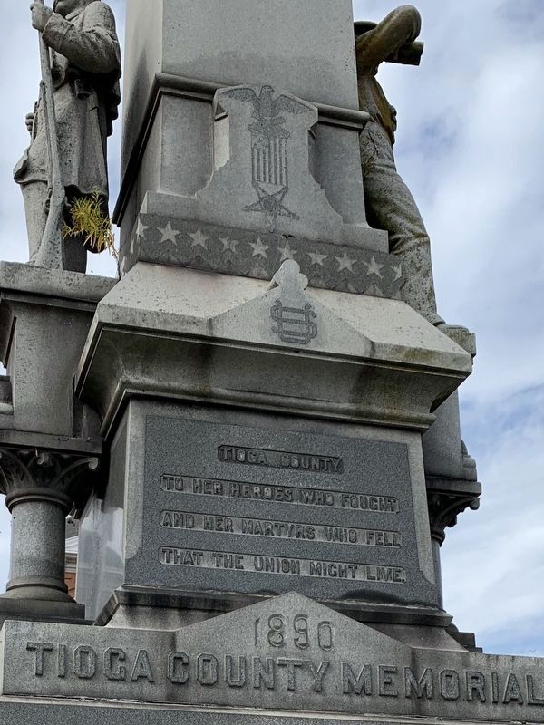 Tioga County Memorial. Click for full size. Tioga County Memorial image. Click for full size.