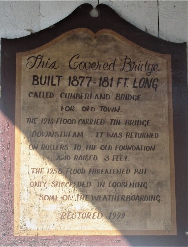 This Covered Bridge Marker image. Click for full size.