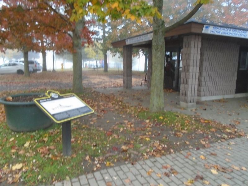 Blockhouse Island Marker. Click for full size. Blockhouse Island Marker image. Click for full size.