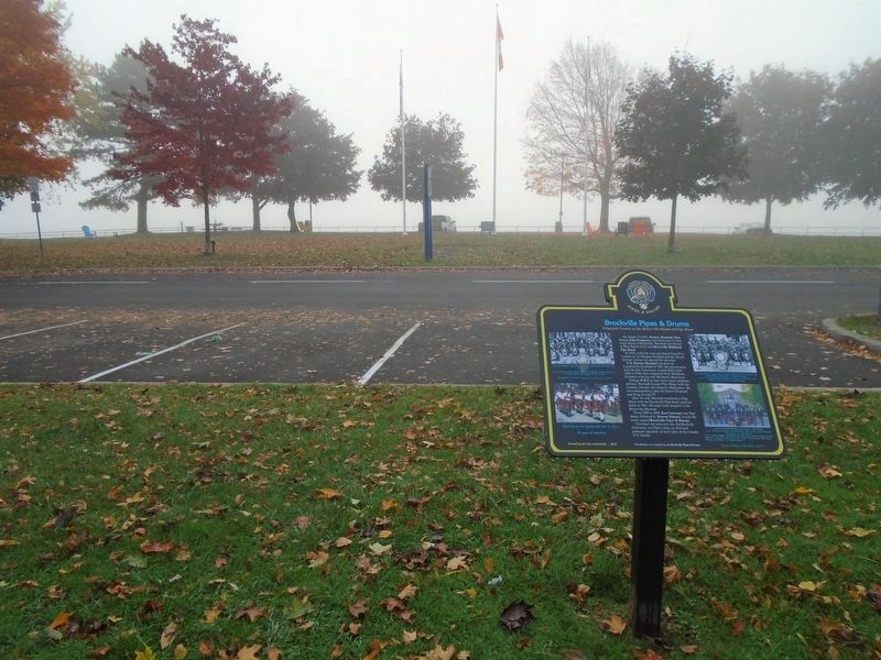Brockville Pipes & Drums Marker. Click for full size. Brockville Pipes & Drums Marker image. Click for full size.