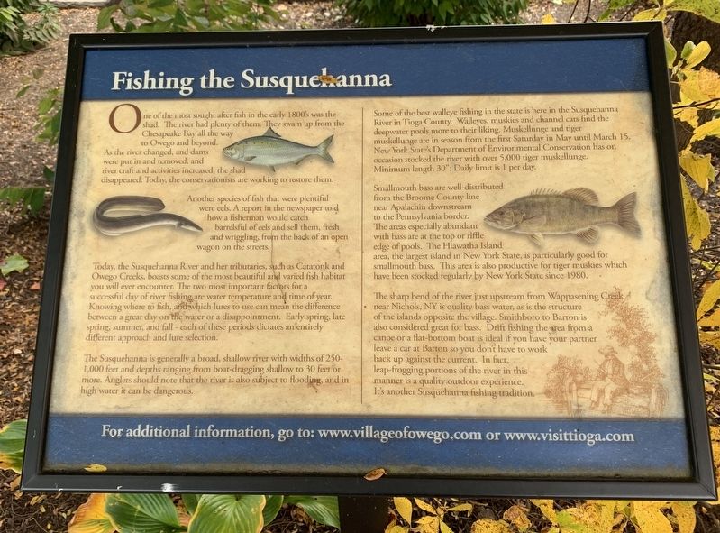 Fishing the Susquehanna Marker. Click for full size. Fishing the Susquehanna Marker image. Click for full size.