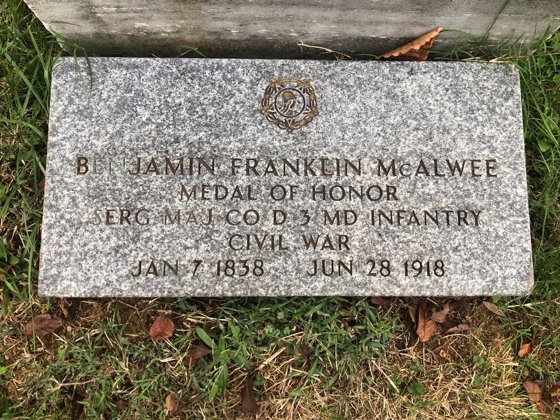 Benjamin Franklin McAlwee Marker image. Click for full size.