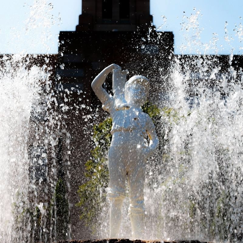 “The Boy with the Leaky Boot” in Sandusky, Ohio image. Click for full size.