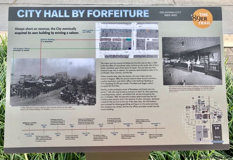 City Hall by Forfeiture Marker image. Click for full size.