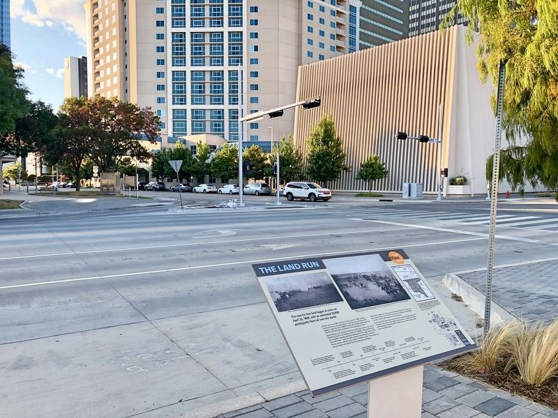 View towards West Sheridan Avenue & Renaissance Oklahoma City Convention Center Hotel. image. Click for full size.