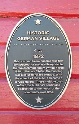 Circa 1872 Marker. Click for full size. Circa 1872 Marker image. Click for full size.