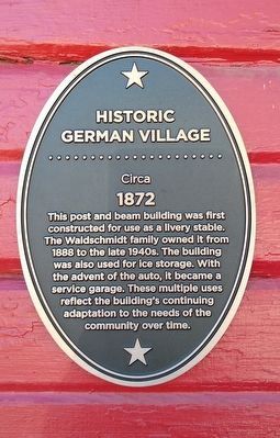 Circa 1872 Marker image. Click for full size.