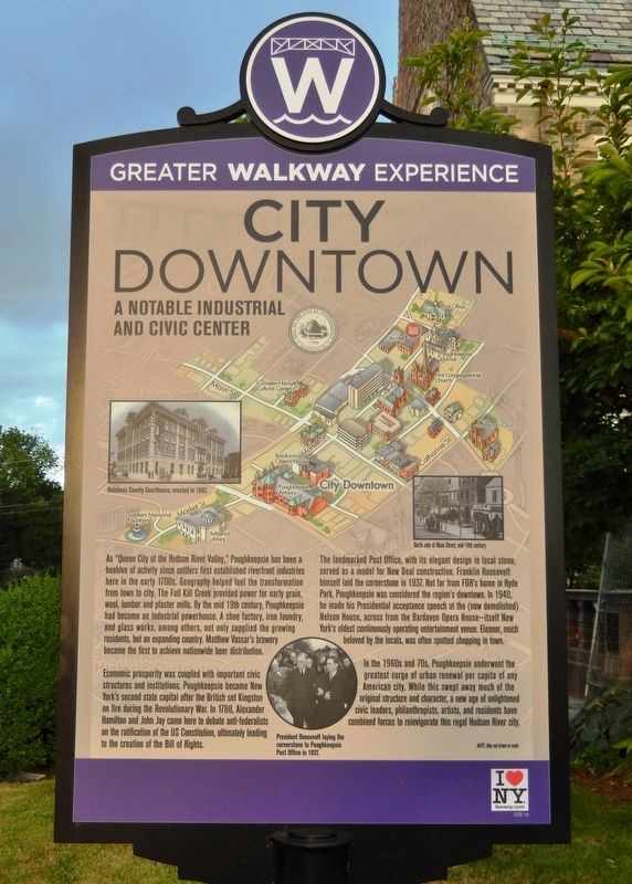 City Downtown Marker image. Click for full size.