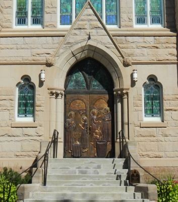 The Saint Ann's Cathedral Ceremonial Doors. Click for full size. The Saint Ann's Cathedral Ceremonial Doors image. Click for full size.