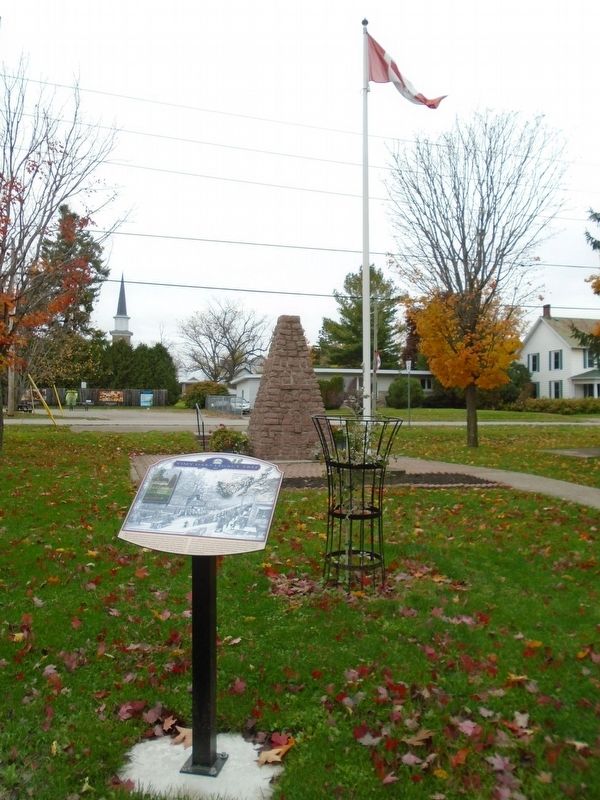 Vimy Oaks Legacy Tree and Marker. Click for full size. Vimy Oaks Legacy Tree and Marker image. Click for full size.