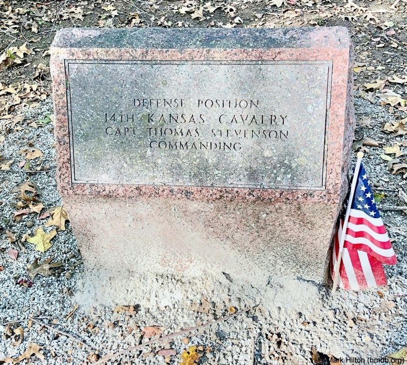 14th Kansas Cavalry Marker image. Click for full size.