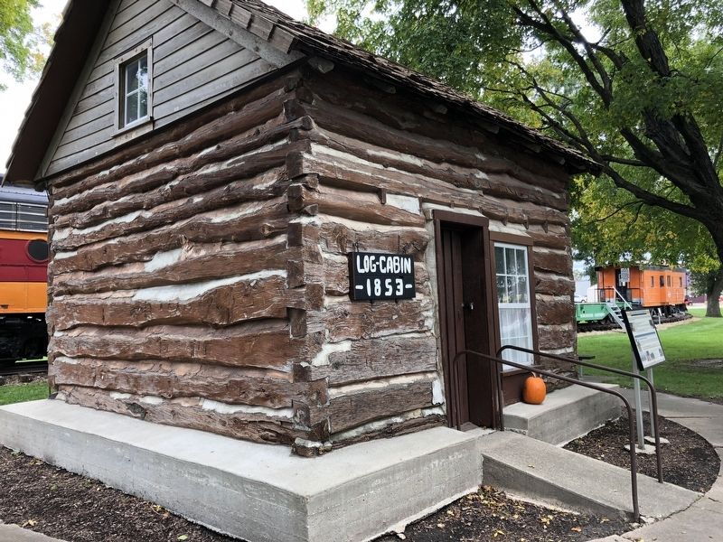 Howard County Historical Society-1854 Log Cabin-Beadle Park Marker. Click for full size. Howard County Historical Society-1854 Log Cabin-Beadle Park Marker image. Click for full size.