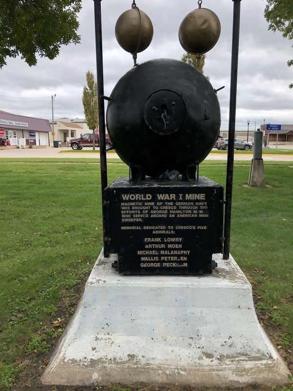 World War I Mine Marker. Click for full size. World War I Mine Marker image. Click for full size.