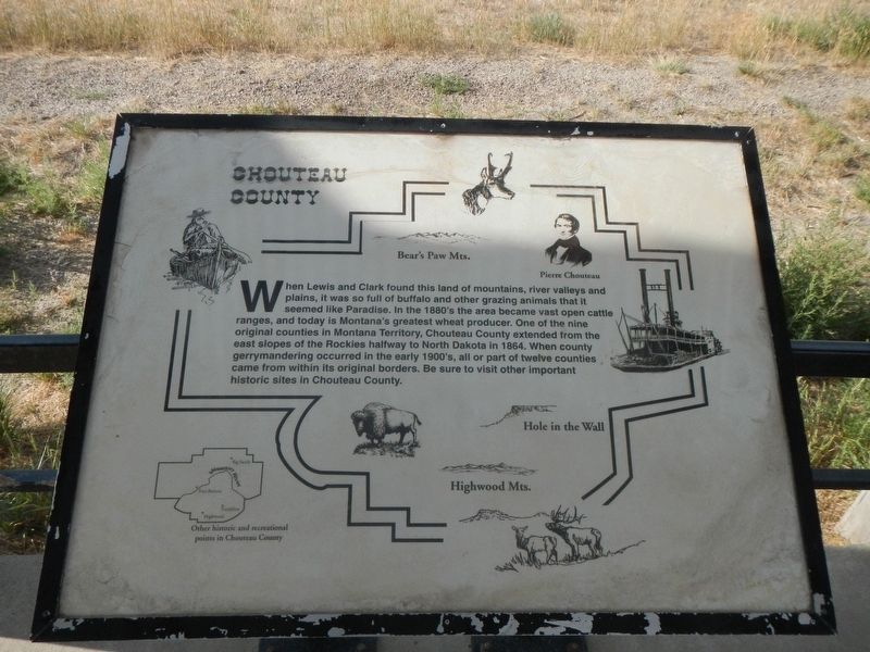 Chouteau County Marker image. Click for full size.