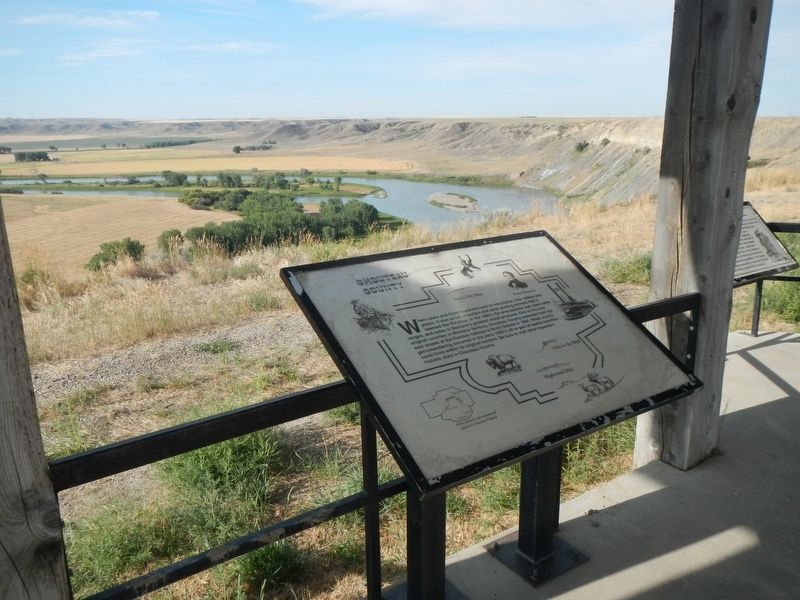 Chouteau County Marker. Click for full size. Chouteau County Marker image. Click for full size.