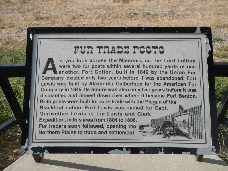 Fur Trade Posts Marker image. Click for full size.