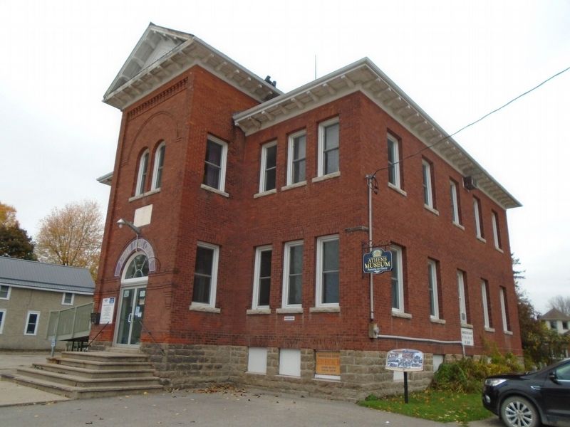 Farmersville Model School and Marker. Click for full size. Farmersville Model School and Marker image. Click for full size.