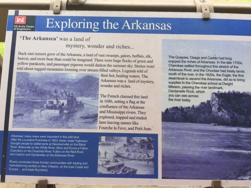 Exploring the Arkansas Marker image. Click for full size.