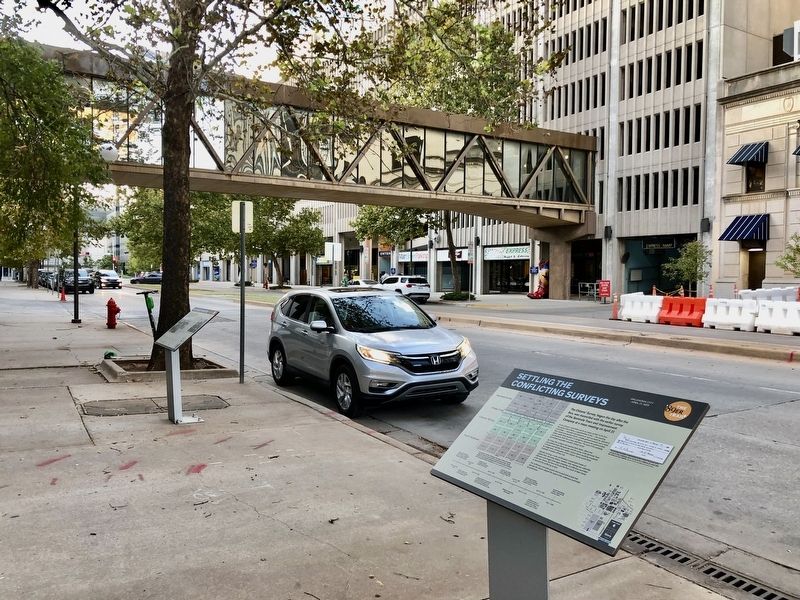 The Citizens' Committee Marker, in background, next to car.. Click for full size. The Citizens' Committee Marker, in background, next to car. image. Click for full size.