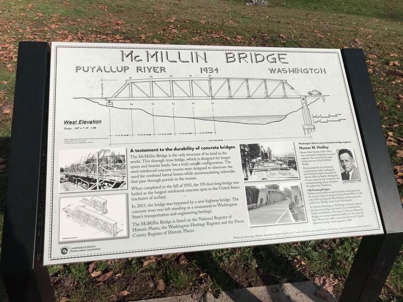 McMillin Bridge Marker image. Click for full size.