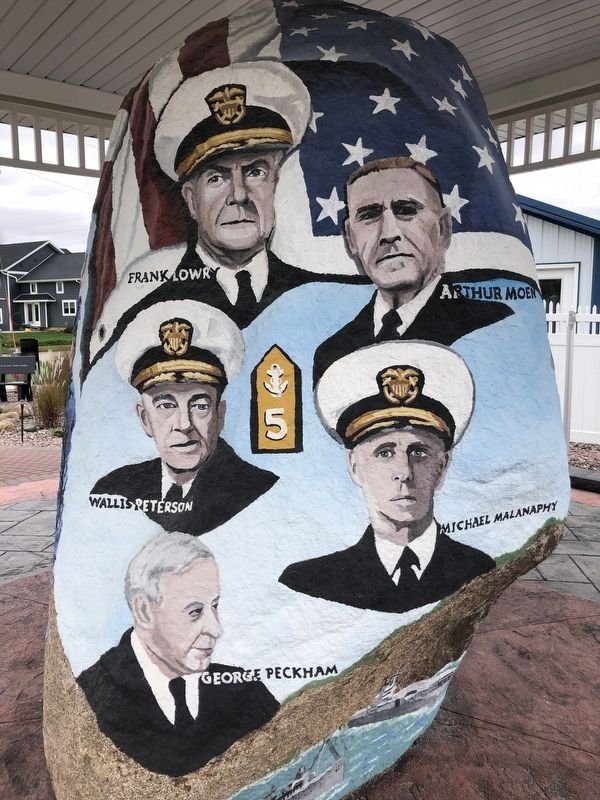 Cresco Freedom Rock Veterans Memorial image. Click for full size.