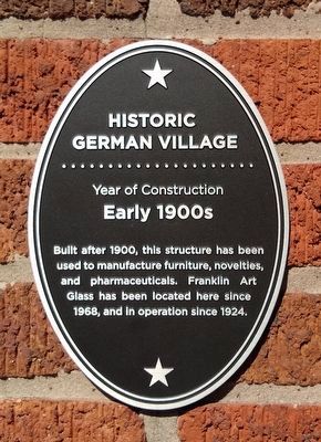 Year of Construction Early 1900s Marker image. Click for full size.