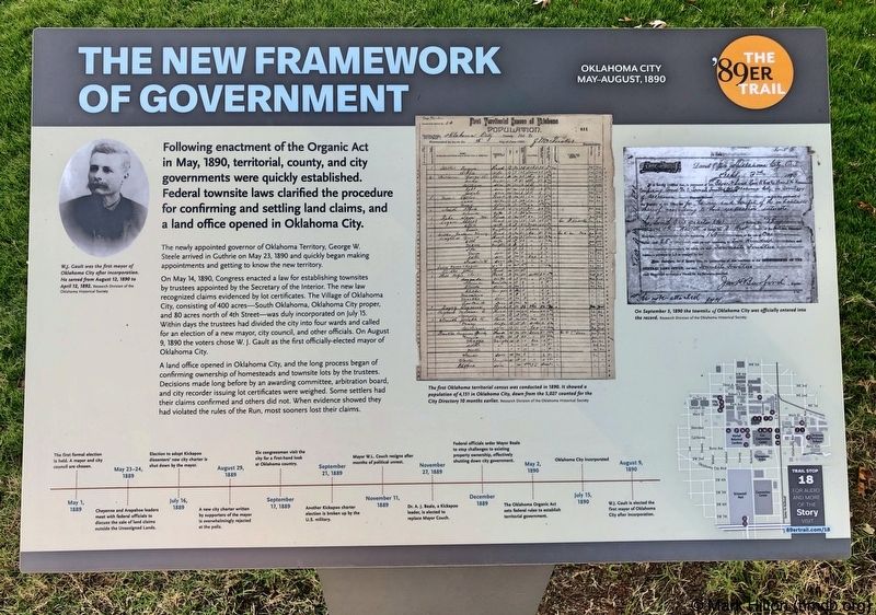 The New Framework of Government Marker. Click for full size. The New Framework of Government Marker image. Click for full size.