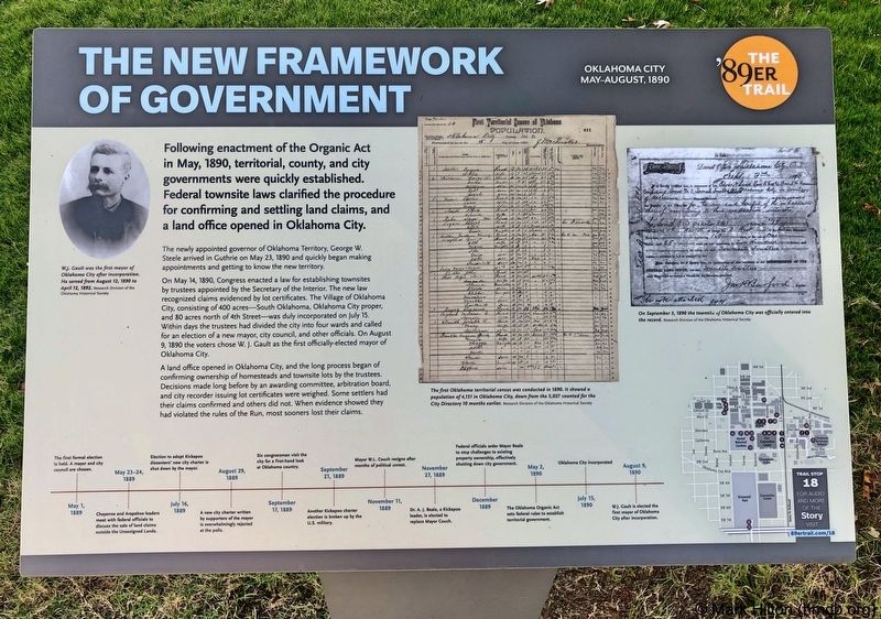 The New Framework of Government Marker image. Click for full size.