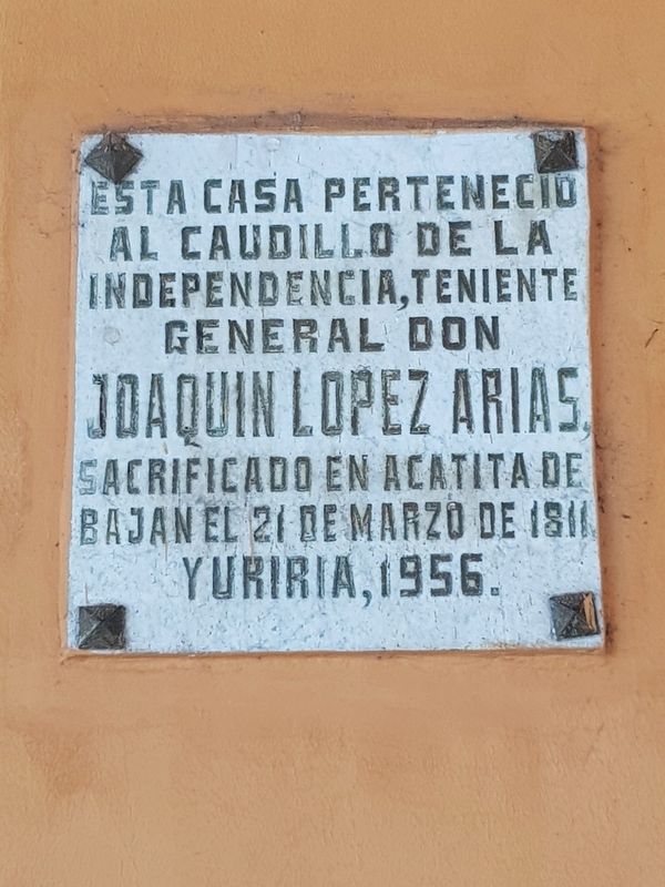 Joaqun Lpez Arias Marker image. Click for full size.