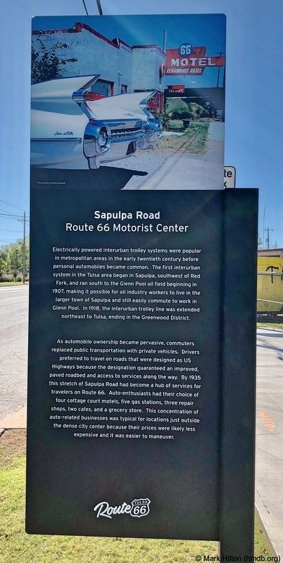 Sapulpa Road Marker image. Click for full size.