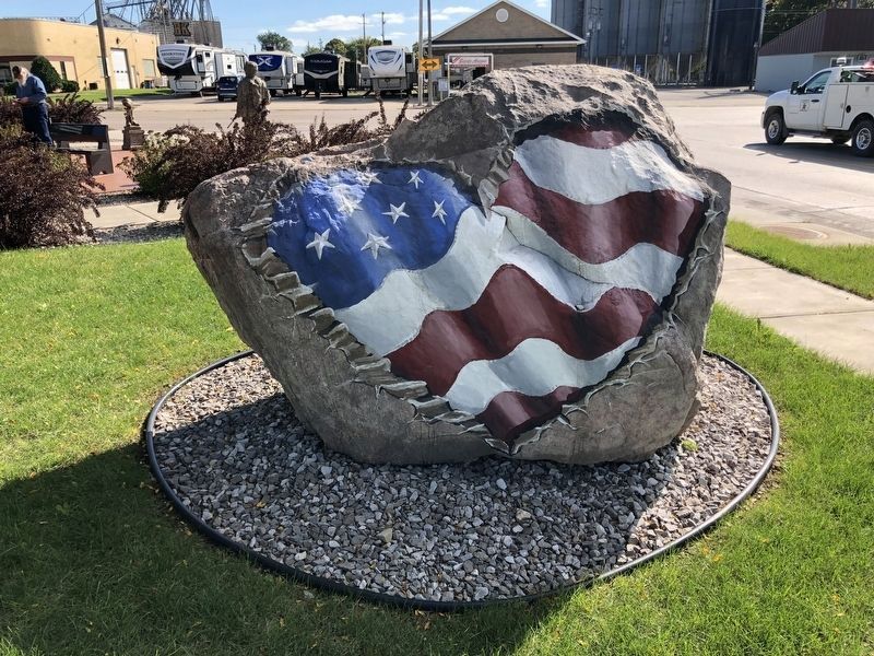 St. Ansgar Freedom Rock Veterans Memorial. Click for full size. St. Ansgar Freedom Rock Veterans Memorial image. Click for full size.