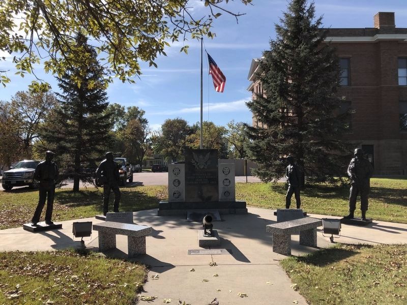 Sanborn County, South Dakota Veterans Memorial image. Click for full size.