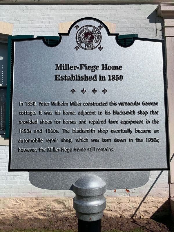 Miller-Fiege Home Marker. Click for full size. Miller-Fiege Home Marker image. Click for full size.