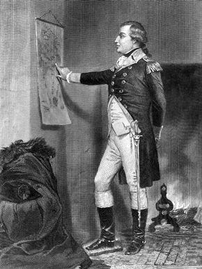 General Richard Montgomery engraving by Alonzo Chappel. image. Click for full size.