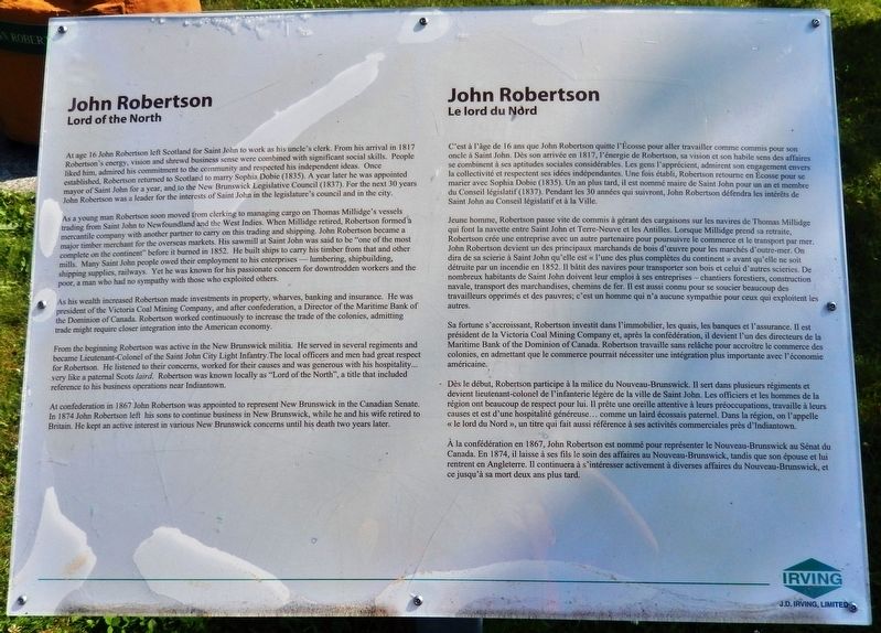 John Robertson Marker image. Click for full size.