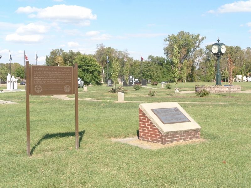Lewis and Clark in Illinois Marker image. Click for full size.