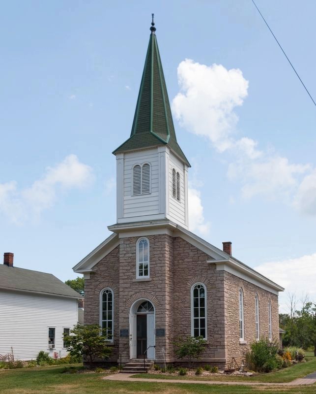 The German Reformed Church — Old Stone Church, Kelleys Island Ohio image. Click for full size.