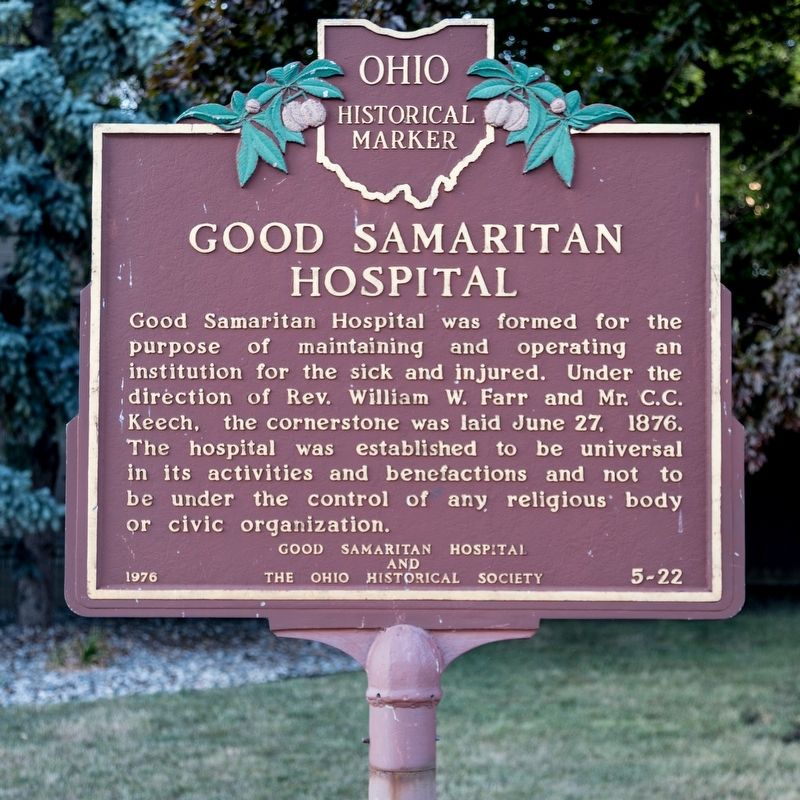 Good Samaritan Hospital Marker image. Click for full size.