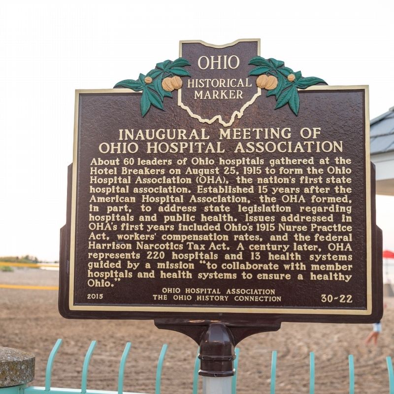 Inaugural Meeting of Ohio Hospital Association Marker image. Click for full size.