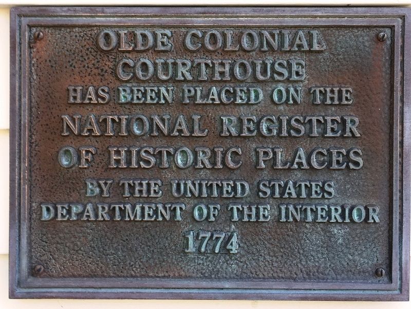 National Historical Register of Historic Places Plaque image. Click for full size.
