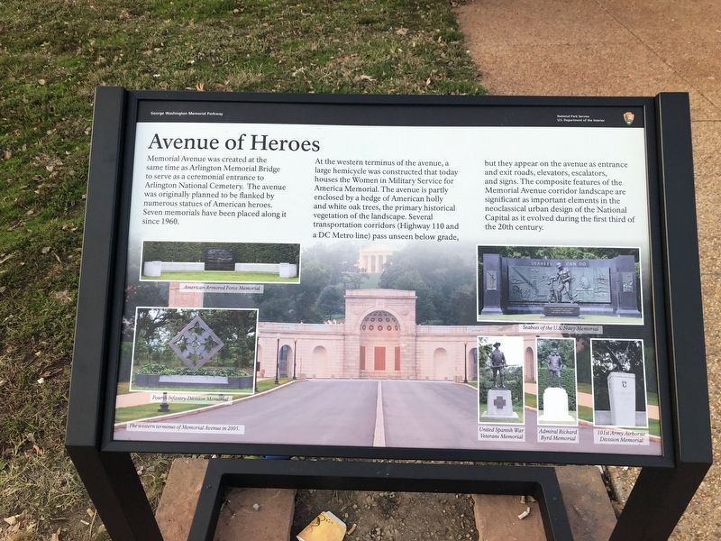 Avenue of Heroes Marker image. Click for full size.