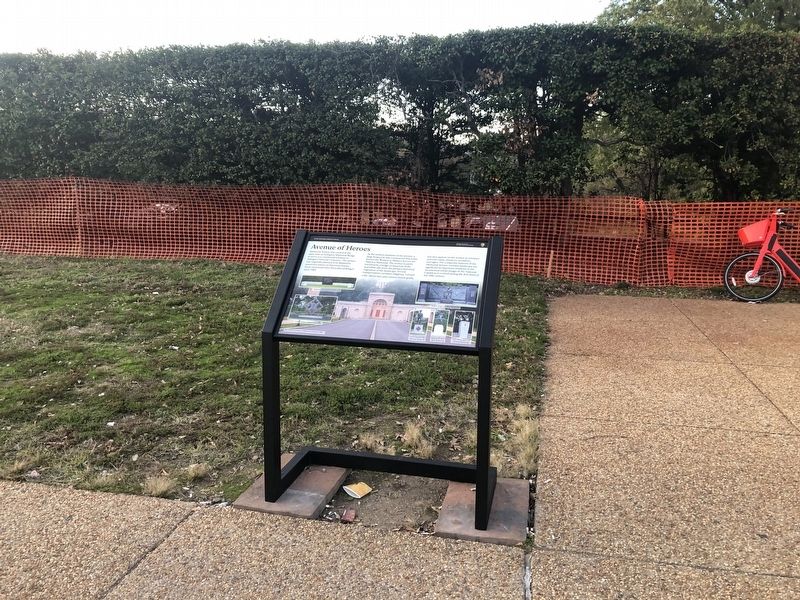 Avenue of Heroes Marker. Click for full size. Avenue of Heroes Marker image. Click for full size.